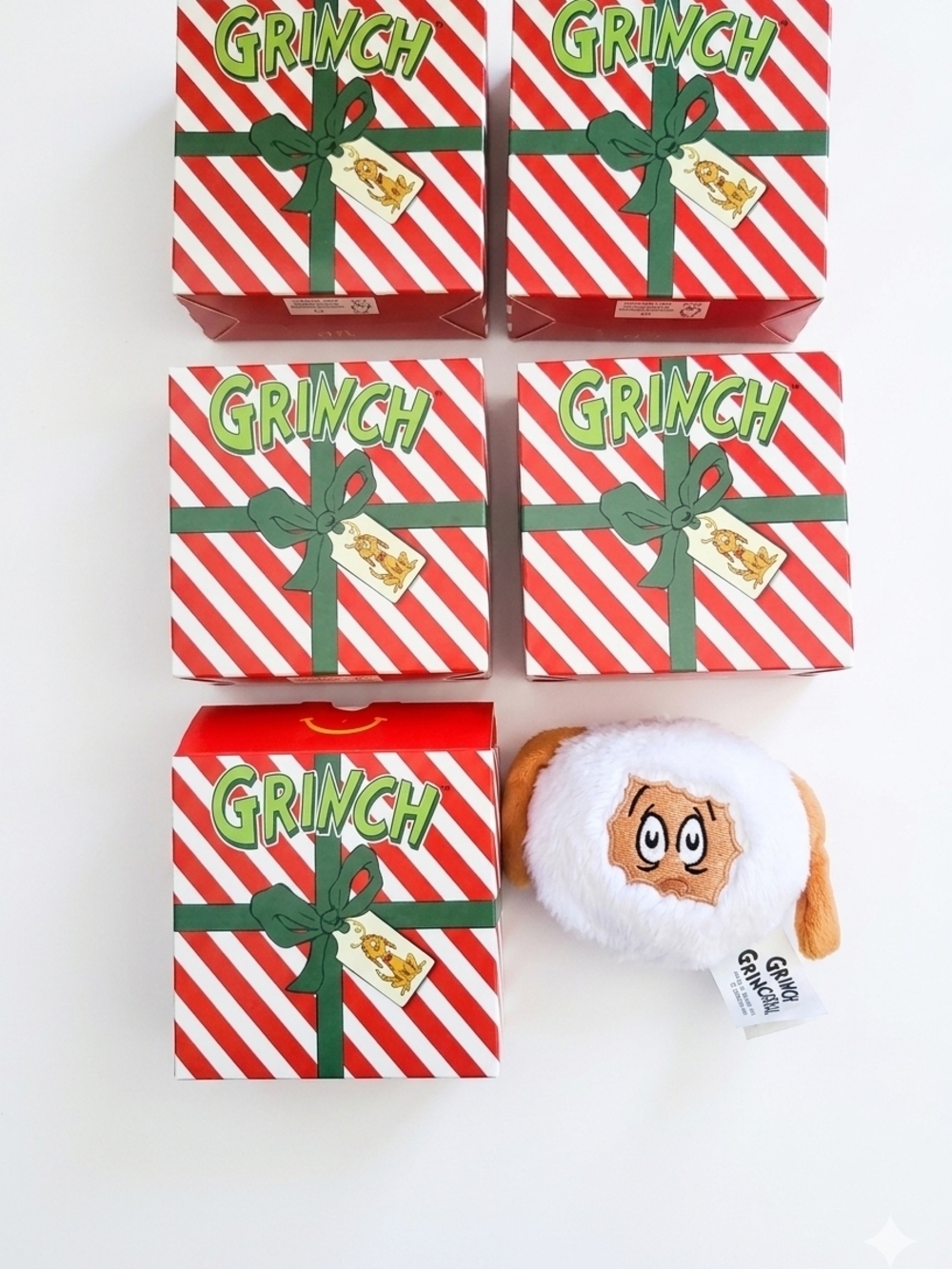 McDonald's 2025 Holiday Grinch Ornaments
